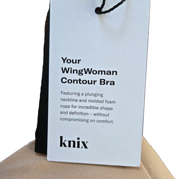 NWT KNIX WingWoman Contour Bra sz 8 Warm Sand - Picture 3 of 9